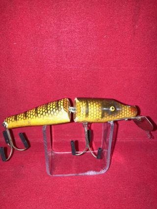 Vintage South Bend Jointed Pike Oreno Wood Fishing Lure