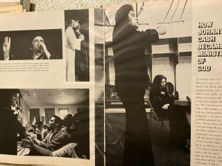 Johnny Cash,  Six Page Vintage Clipping