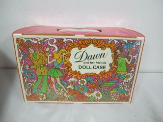 Dawn And Her Freinds Doll Case Carrying Vintage 1971 Topper Toys