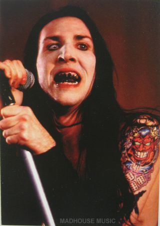 Marilyn Manson Postcard Uk 