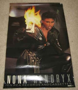 Nona Hendryx,  Vintage,  Rare,  1983 In - Store Music Promo Poster.