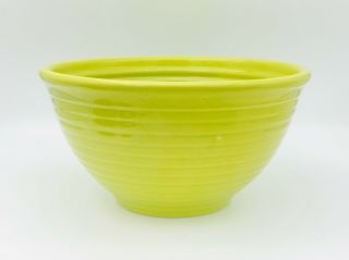 Vintage Bauer Pottery 9 Ring Ware Mixing Nesting Bowl Inside Rings Green Lime