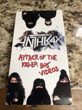 Anthrax “ Attack Of The Killer B’s “ Vhs