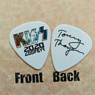 Kiss Tommy Thayer Goodbye 2020 Dubai Years Eve Signature Guitar Pick (2318)