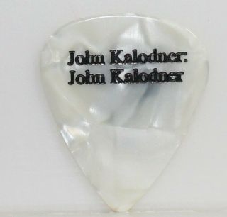 Guitar Pick John Kalodner Aerosmith Studio Executive White