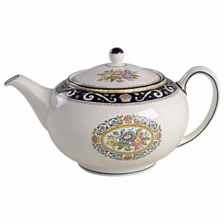 Wedgwood Runnymede Blue Tea Pot 793638