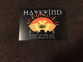 Hawkwind 1995 Rare Spirit Of The Age Tour Post Card