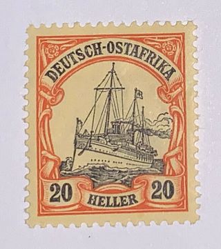 Travelstamps:German East Africa Germany stamps 20 Heller Kaiser’s Yacht MOGH WM 2
