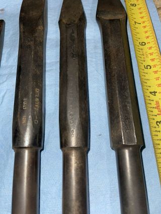 Bo Railroad Chisels,  Collectible Tools,  Steel Vintage Tool