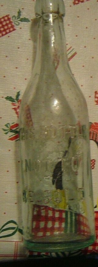 Antique Anhauser Busch Beer Bottle,  Vg,