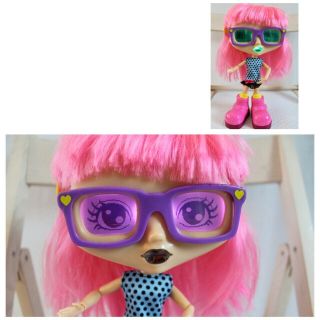 Chatsters Gabby Interactive Doll With Pink Hair Glasses By Spin Master