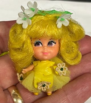 Vintage Liddle Kiddle Lollipop Lolli Lemon Doll