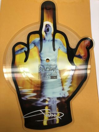 Eminem Signed Slim Shady Jdgaf Picture Disc Vinyl /99 Marshall Mathers Bas