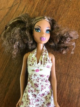 My Scene Doll Barbie Goes To Hollywood,  Rooted Eye Lashes Madison Black Aa