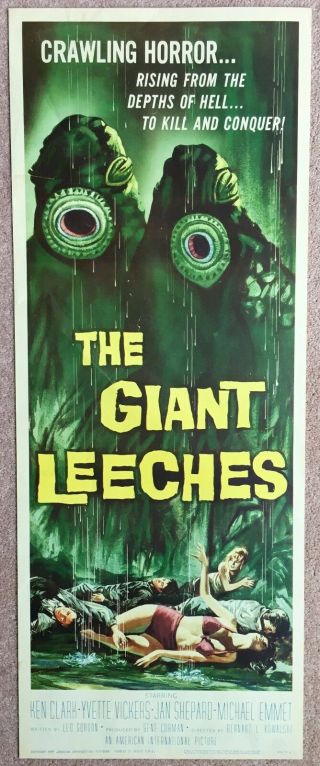 The Giant Leeches.  Insert Poster.