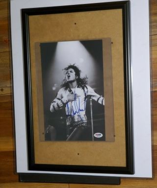 Invincible Michael Jackson Signed Photo " You Rock My World " No Frame