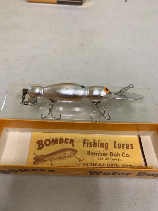 Vintage Bomber Fishing Lure Waterdog 16mo And Paperwork