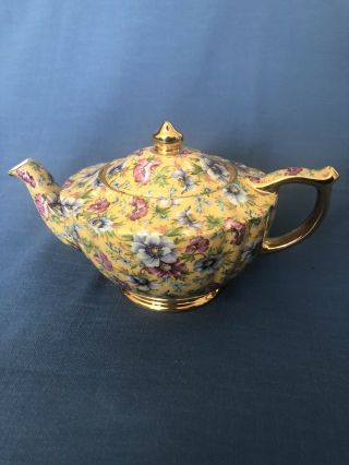 James Sadler Teapot Sophie Chintz Made In England