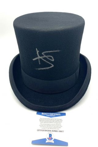 Hugh Jackman Signed Top Hat - The Greatest Showman Bas Beckett
