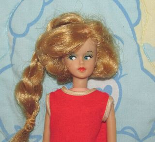 Vintage American Character Tressy Doll W/ Dress No Key Face 1960s