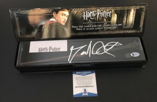 Daniel Radcliffe Signed Autograph Harry Potter Illuminating Wand Bas Beckett 6