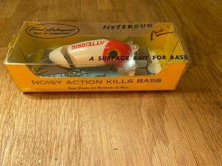 Vintage Fred Arbogast Musky Jitterbug Fishing Lure