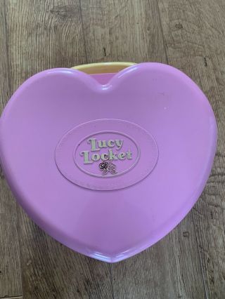 Polly Pocket Lucy Locket Dream House Pink Heart Case 1992 By Bluebird