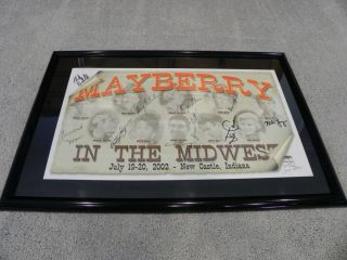 Mayberry In The Midwest Andy Griffith Show Signed By 10 1 Of 20 Made