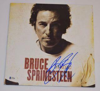 Bruce Springsteen Signed Autographed Magic Vinyl Record Album Lp Beckett Bas
