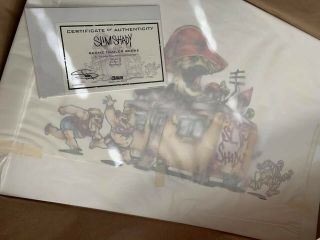 Eminem Slim Shady Lp Trailer Illustration Fine Art Print /99 Hand Signed
