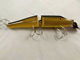 Vintage Creek Chub 2600 Jointed Pikie Plastic Fishing Lure Golden Shiner 2604 - P