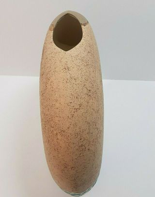 Southwest Art Pottery by Gina Arrighetti 22k Gold Trim Vase Large 3