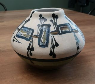 Fantastic Harsa Pottery Vase Mid Century 3