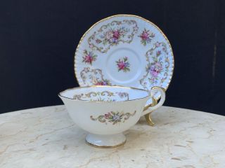 Vintage Paragon Tea Cup And Saucer,  Paragon Antique Series Georgian Teacup And S