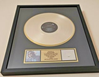 Rare: Ronnie Milsap Lost In The Fifties Tonight Gold Riaa Plaque