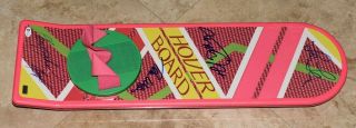 BACK TO THE FUTURE Signed HOVERBOARD - 4 Cast Members - MICHAEL J FOX - LLOYD - Beckett 2