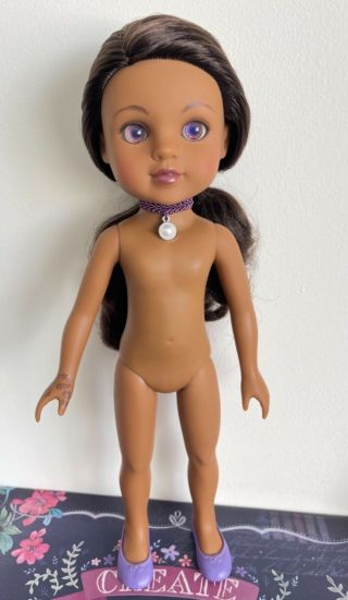 Htf 13” Hearts 4 Hearts Nahji Nude Doll.  Les Cheries,  Wellie Wisher Interest
