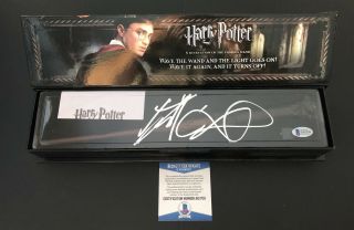 Daniel Radcliffe Signed Autograph Harry Potter Illuminating Wand Bas Beckett 20