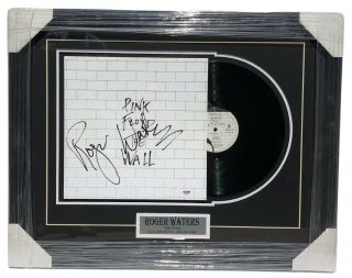 Psa/dna Pink Floyd Roger Waters Signed Autographed Framed “the Wall” Album