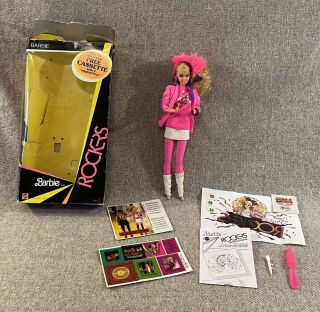 1985 Barbie And The Rockers 1980s Doll Vintage 1140 With Accessories