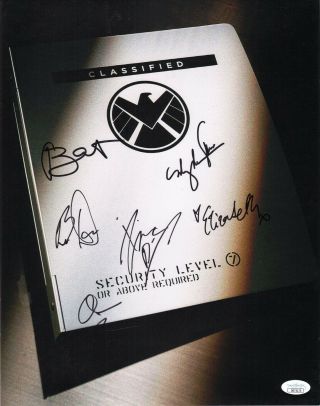 Agents Of Shield Cast X6 Authentic Hand - Signed " Clark Gregg " 11x14 Photo Jsa