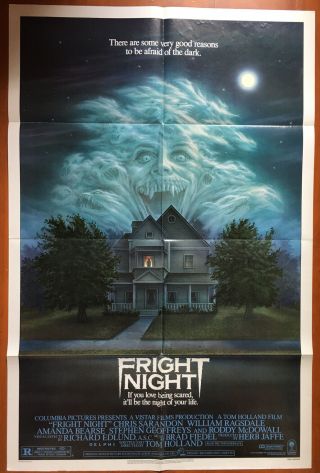 Fright Night 1985 Us One Sheet Movie Poster Nss Peter Vincent