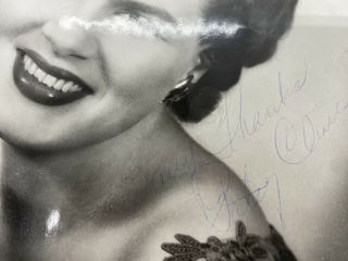 Patsy Cline HAND SIGNED Autographed Photo PSA/DNA Certified Authentic 2