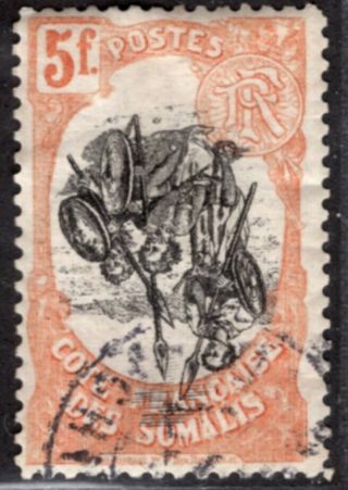 French Somali Coast France 1903 Stamp Sc.  63 Inverted Center