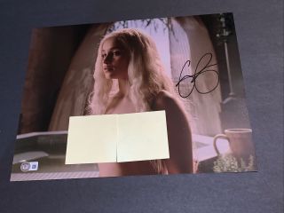 Emilia Clarke Signed Game Of Thrones Daenerys Nude 11x14 Photo Beckett Bas 1