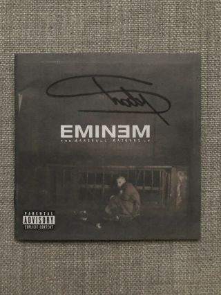 Eminem signed autographed Marshall Mathers LP CD Booklet Beckett 2