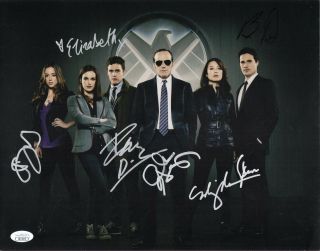 Agents Of Shield Cast X6 Authentic Hand - Signed " Chloe Bennet " 11x14 Photo Jsa