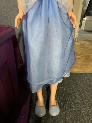 READ Barbie My size 38” disney Princess Cinderella doll 3