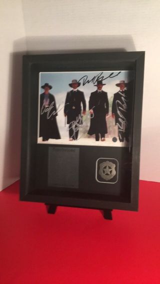 Tombstone Movie Poster Signed By All Four
