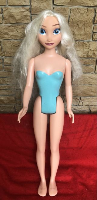 Disney Princess My Size Elsa 36” Life Size Frozen Doll 3 Feet Tall - No Clothes